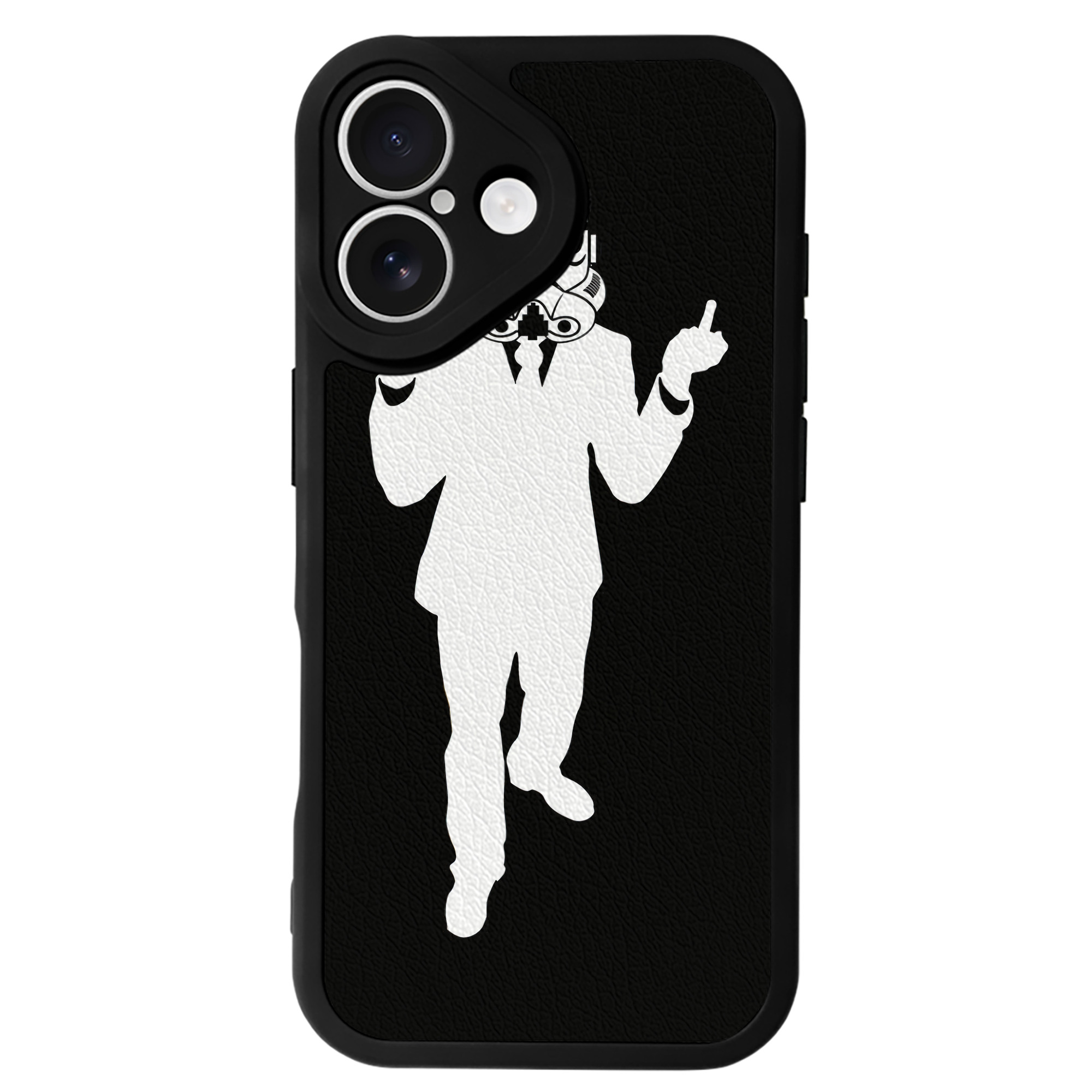 （画像用） スター・ウォーズ Star Wars 【iPhone 16シリーズ対応】シリコンスマホケース（レザー調） 材質：シリコン
